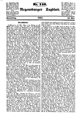 Regensburger Tagblatt Donnerstag 27. Mai 1852