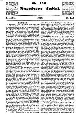 Regensburger Tagblatt Donnerstag 10. Juni 1852