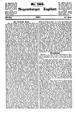 Regensburger Tagblatt Montag 14. Juni 1852