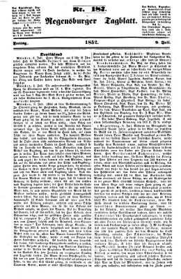 Regensburger Tagblatt Freitag 9. Juli 1852