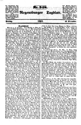 Regensburger Tagblatt Freitag 17. Dezember 1852