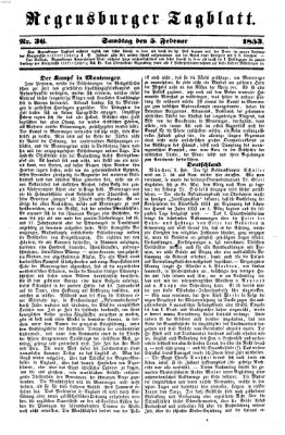 Regensburger Tagblatt Samstag 5. Februar 1853