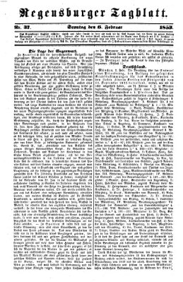 Regensburger Tagblatt Sonntag 6. Februar 1853