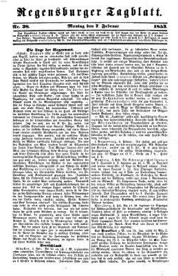 Regensburger Tagblatt Montag 7. Februar 1853