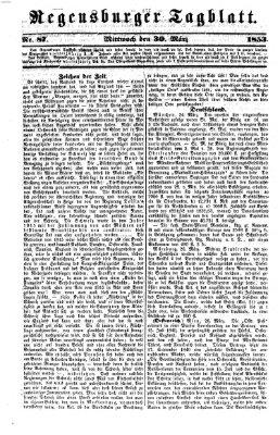 Regensburger Tagblatt Mittwoch 30. März 1853