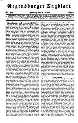 Regensburger Tagblatt Freitag 8. April 1853