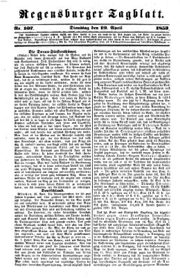 Regensburger Tagblatt Dienstag 19. April 1853