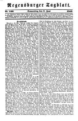 Regensburger Tagblatt Donnerstag 2. Juni 1853