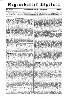 Regensburger Tagblatt Donnerstag 8. Dezember 1853