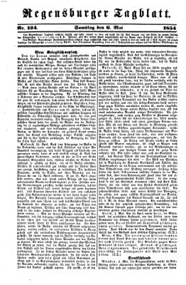 Regensburger Tagblatt Samstag 6. Mai 1854