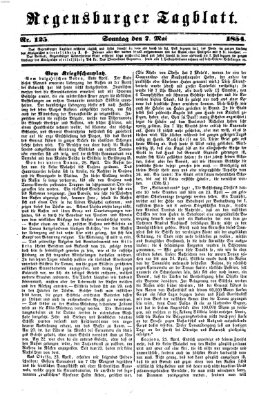 Regensburger Tagblatt Sonntag 7. Mai 1854