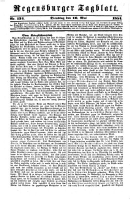 Regensburger Tagblatt Dienstag 16. Mai 1854