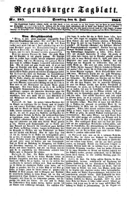 Regensburger Tagblatt Samstag 8. Juli 1854