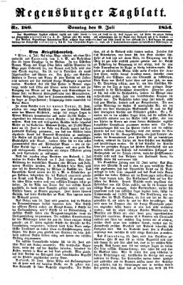 Regensburger Tagblatt Sonntag 9. Juli 1854