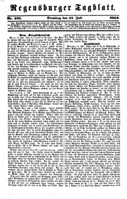 Regensburger Tagblatt Dienstag 11. Juli 1854