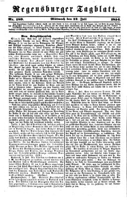 Regensburger Tagblatt Mittwoch 12. Juli 1854