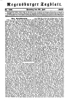 Regensburger Tagblatt Samstag 22. Juli 1854