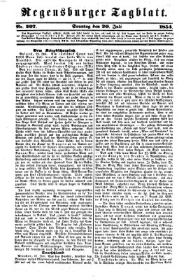 Regensburger Tagblatt Sonntag 30. Juli 1854