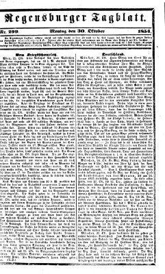 Regensburger Tagblatt Montag 30. Oktober 1854