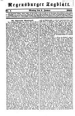 Regensburger Tagblatt Montag 1. Januar 1855