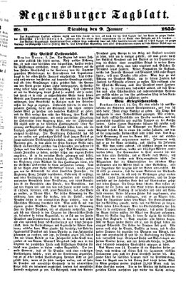 Regensburger Tagblatt Dienstag 9. Januar 1855