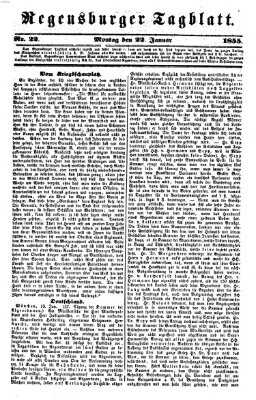 Regensburger Tagblatt Montag 22. Januar 1855