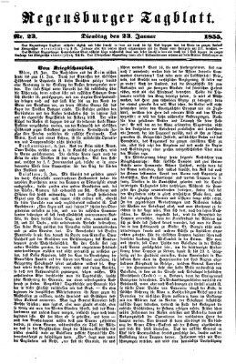 Regensburger Tagblatt Dienstag 23. Januar 1855