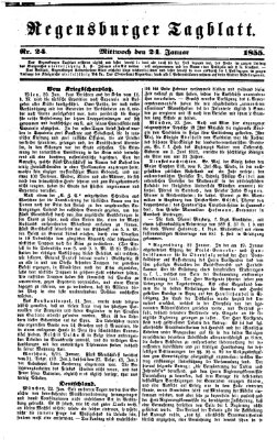 Regensburger Tagblatt Mittwoch 24. Januar 1855