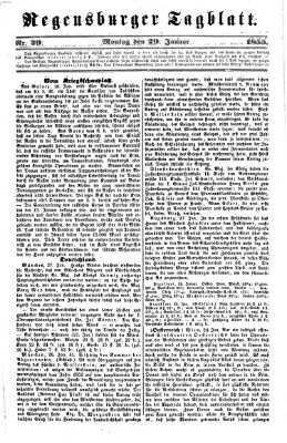 Regensburger Tagblatt Montag 29. Januar 1855