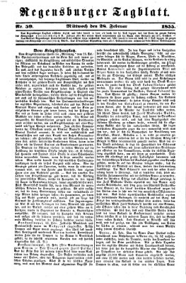 Regensburger Tagblatt Mittwoch 28. Februar 1855