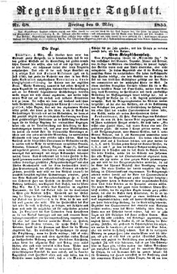 Regensburger Tagblatt Freitag 9. März 1855