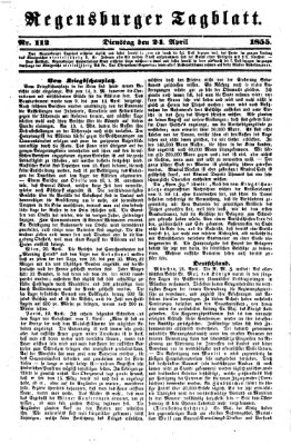 Regensburger Tagblatt Dienstag 24. April 1855