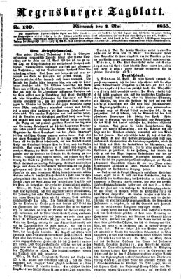 Regensburger Tagblatt Mittwoch 2. Mai 1855