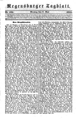 Regensburger Tagblatt Montag 7. Mai 1855