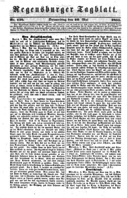 Regensburger Tagblatt Donnerstag 10. Mai 1855