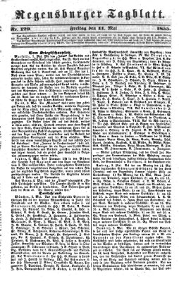 Regensburger Tagblatt Freitag 11. Mai 1855