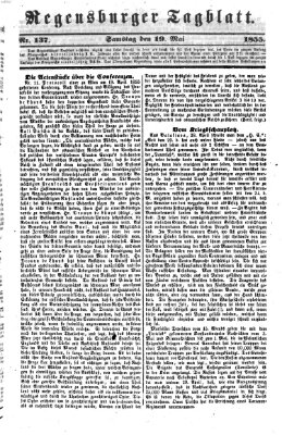 Regensburger Tagblatt Samstag 19. Mai 1855