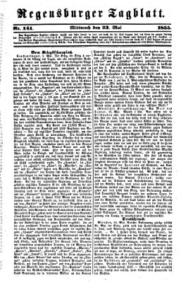 Regensburger Tagblatt Mittwoch 23. Mai 1855