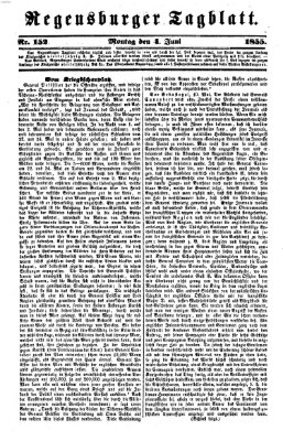 Regensburger Tagblatt Montag 4. Juni 1855