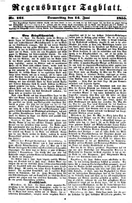 Regensburger Tagblatt Donnerstag 14. Juni 1855