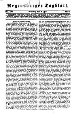 Regensburger Tagblatt Sonntag 1. Juli 1855