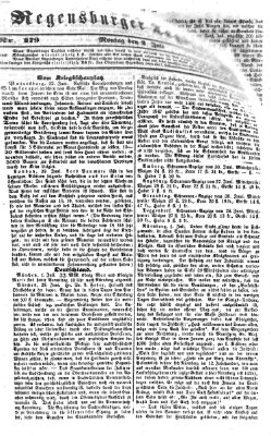 Regensburger Tagblatt Montag 2. Juli 1855