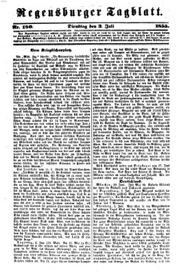 Regensburger Tagblatt Dienstag 3. Juli 1855