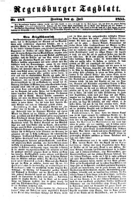 Regensburger Tagblatt Freitag 6. Juli 1855