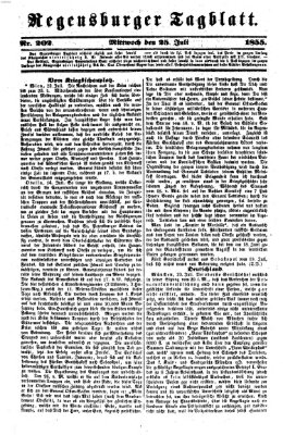 Regensburger Tagblatt Mittwoch 25. Juli 1855