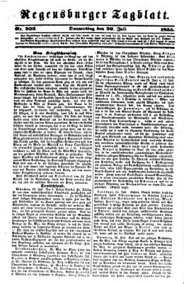 Regensburger Tagblatt Thursday 26. July 1855