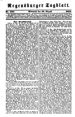 Regensburger Tagblatt Mittwoch 22. August 1855