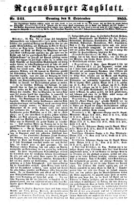 Regensburger Tagblatt Sonntag 2. September 1855