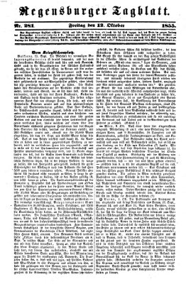 Regensburger Tagblatt Freitag 12. Oktober 1855