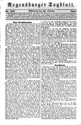 Regensburger Tagblatt Mittwoch 17. Oktober 1855